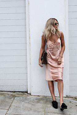 Lucy williams slip dress, spaghetti strap, cocktail dress, street fashion, slip dress: Cocktail Dresses,  Spaghetti strap,  Slip dress,  Street Style,  White And Pink Outfit  