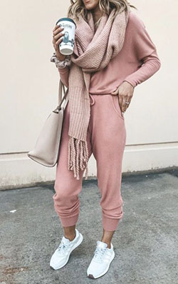 Cute cool casual outfits, business casual, street fashion, casual wear: Business casual,  Street Style,  Comfy Outfits,  Beige And Pink Outfit  