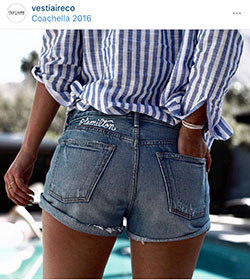 Blue outfit with denim skirt, jean short, trousers: T-Shirt Outfit,  Jean Short,  Blue Outfit,  4th July Outfit  