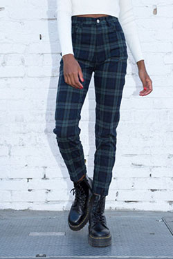 Brandy melville jane pants, brandy melville, cargo pants, high rise, john galt: Brandy Melville,  Tweed Pants  