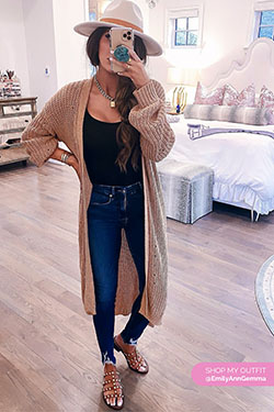 Brown colour ideas with trousers, denim, jeans: Brown Outfit,  Cardigan Outfits 2020  