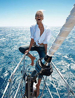 Colour ideas sailing fashion edita vilkevičiūtė: Vogue Paris,  Boating Outfits  
