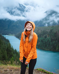Yellow style outfit with: Portrait photography,  yellow outfit,  Hiking Outfits  