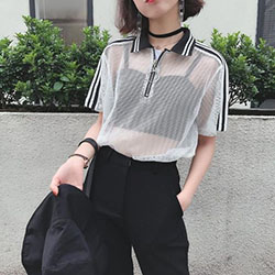 Aesthetic crop top outfits, street fashion, formal wear, soft grunge, dress shirt, crop top, t shirt: Crop top,  shirts,  T-Shirt Outfit,  Soft grunge,  Street Style,  Black And White Outfit,  Sheer Dresses  