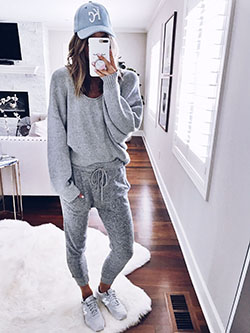 Style outfit sweatpants fall outfit, active pants, casual wear: White Outfit,  Active Pants,  Comfy Outfits  