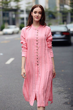 Colour combination designer linen dresses, street fashion, fashion model, dress shirt, formal wear, t shirt: shirts,  fashion model,  T-Shirt Outfit,  Street Style,  Pink Outfit,  Jeans & Kurti Combination  