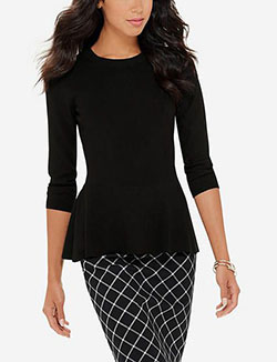 Black clothing ideas with cocktail dress: Cocktail Dresses,  T-Shirt Outfit,  Black Outfit,  Peplum Tops  