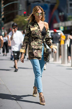 Colour combination with cargo pants, trousers, jacket: T-Shirt Outfit,  Military camouflage,  Military uniform,  Street Style,  Cargo Jackets  