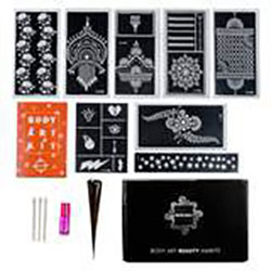 Easy, Ready-To-Use Henna Tattoo Kit: 