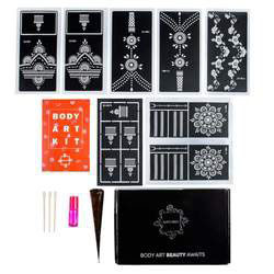 Matching Henna Tattoo Kit for Two People: 