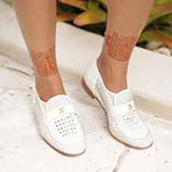 Intricate Wrist Cuff Henna Tattoo Stencil: 