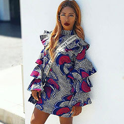 Lovely African American Outfit Design For Ladies: Ankara Dresses,  Ankara Fashion,  Ankara Outfits,  Colorful Dresses  