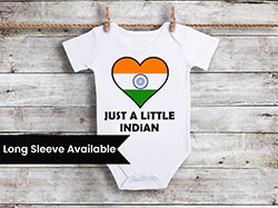 Funny India Flag Baby Bodysuit/T-Shirt: FASHION,  Independence Day,  Kids style,  T-Shirt Outfit  
