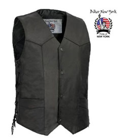 Leather vest: 