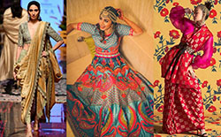 Yellow and pink clothing ideas with formal wear, sari: Fashion photography,  Yellow And Pink Outfit,  Banarasi Sari,  Mehdi Outfits  