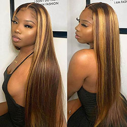 Highlight Wig 4*4/13*4/13*6 Lace Front Wigs Brazilian Straight Hair-AshimaryHair.com: Hair highlighting,  Hair Care  