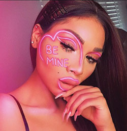 Valentines Makeup Ideas .??️ #BE MINE:)?: 