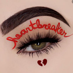 Valentines Makeup Ideas .?❤️ #HEARTBREAKER .??: 