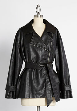 Confidant of Cool Vegan Leather Jacket: Leather jacket  