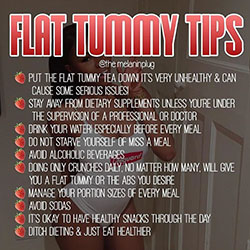 Flat tummy?: 