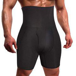 High Waist Compression Shorts For Men - Nebility: 
