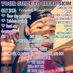 Clear skin?: 