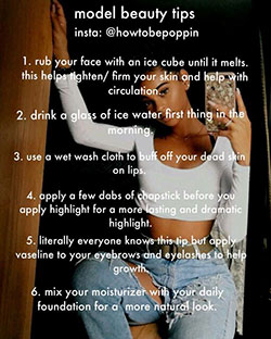 Modeling tips: 