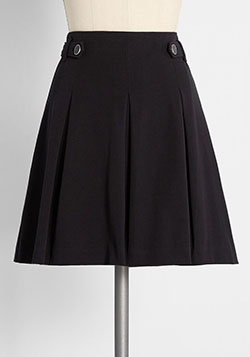 Keep It Quant Mini Skirt: 
