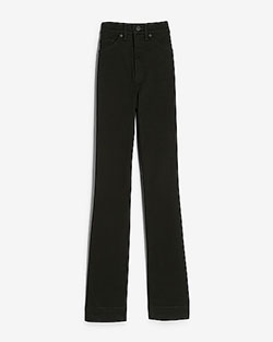 Super High Waisted Black Bootcut Jeans | Express: 