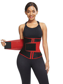 FEELINGIRL ZIP UP NEOPRENE GYM WAIST TRAINER FOR WEIGHT LOSS: 