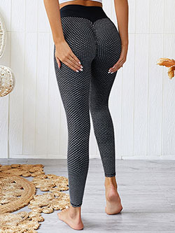 Staple Black Tik Tok Legging Moisture-Wicking Seamless Sensual Silhouette: 