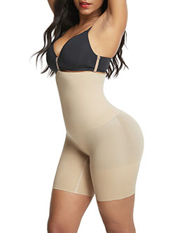 Skin Color High Waist Large Size Butt Enhancer Ultimate Stretch: 