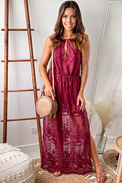 How to Accessorize Lace Maxi Dresses for Fall | Bnsds Fashion World: 