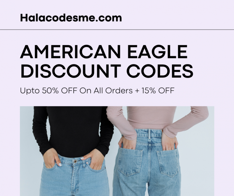 American Eagle Discount Codes: Upto 50% OFF On All Orders + 15% OFF: 