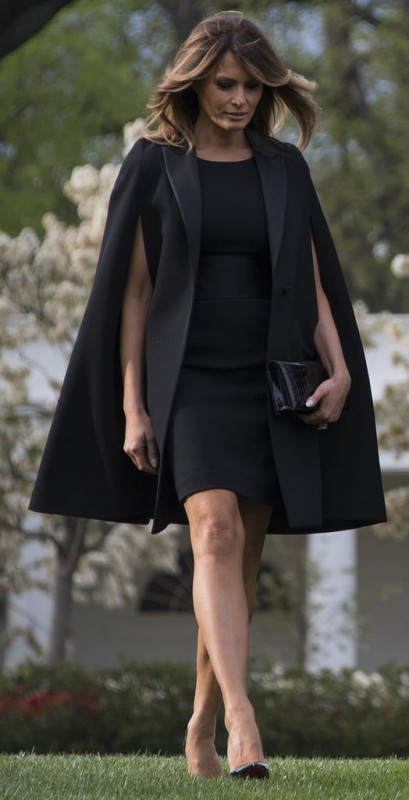 All Black Cape Blazer With Mid Length Bodycon Dress: Black Blazer,  Bodycon dress,  Black Outfit,  Funeral Outfit Ideas,  Funeral Dress,  Cape dress  