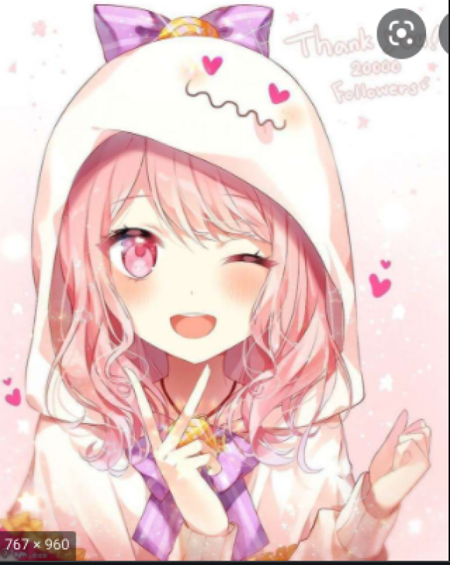 Cute anime Kawaii girl: Cute Anime,  Anime Girl  