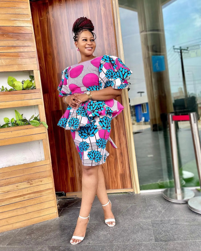 Ankara Styles 2022 : Latest, Elegant ways to slay in Ankara Short gown | Short  gowns, Ankara short gown, African design dresses