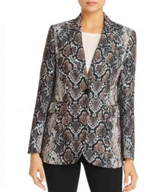 Lauren Fenmore Baldwin The Young and The Restless Snakeskin Blazer: 