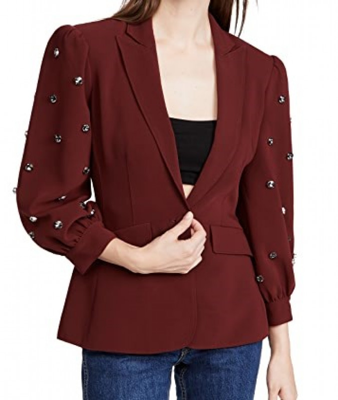 The Young and The Restless Camryn Grimes Maroon Blazer Jacket: 