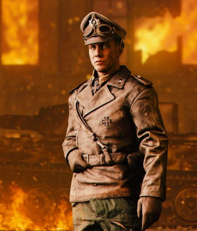 Battlefield 5 Peter Müller Brown Jacket: 