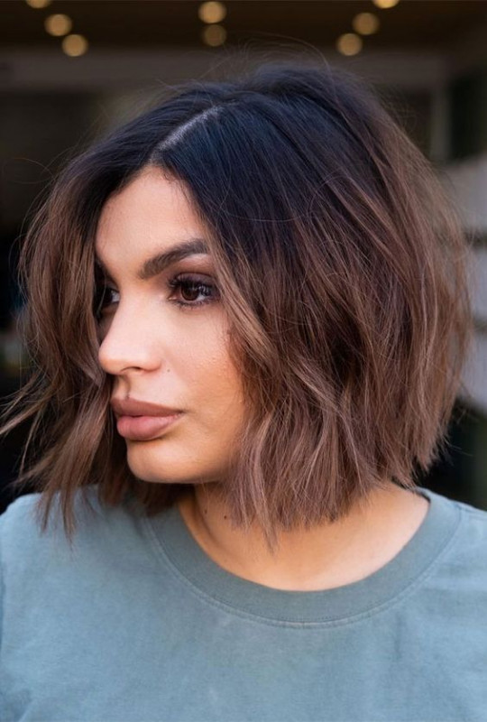 Low Maintenance Chubby Face Medium Length Haircuts: Short Haircuts,  Hairstyle Ideas  