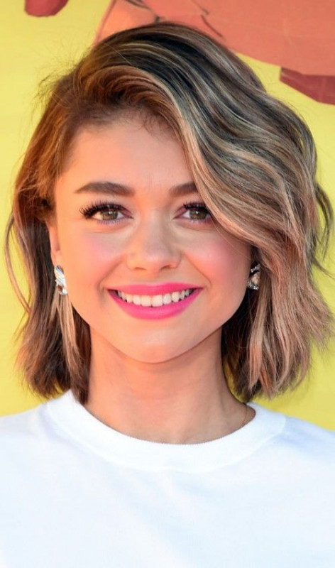 Choppy Layer Layered Round Face Shoulder Length Haircut: Short Haircuts,  Hairstyle Ideas  