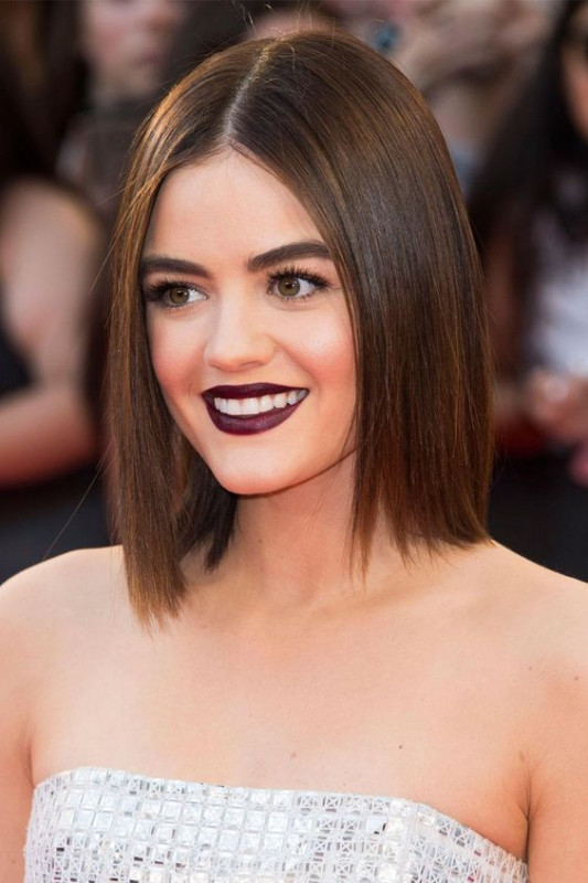 Chubby Face Long Bob For Round Face: Short Haircuts,  Hairstyle Ideas  