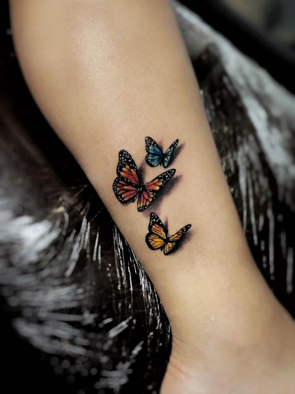 Cute Ankle Butterfly Tattoo Ideas: Butterfly Tattoo,  Tattoo Ideas  