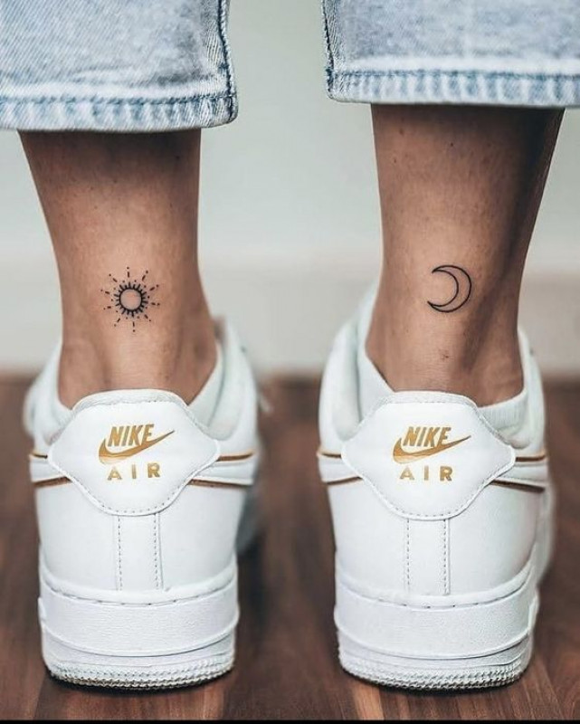 Minimalist Sun Tattoo  Etsy