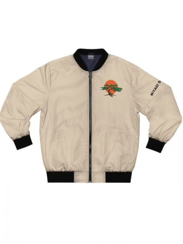 Miyagi Do Karate Cobra Kai Polyester Bomber Jacket: 