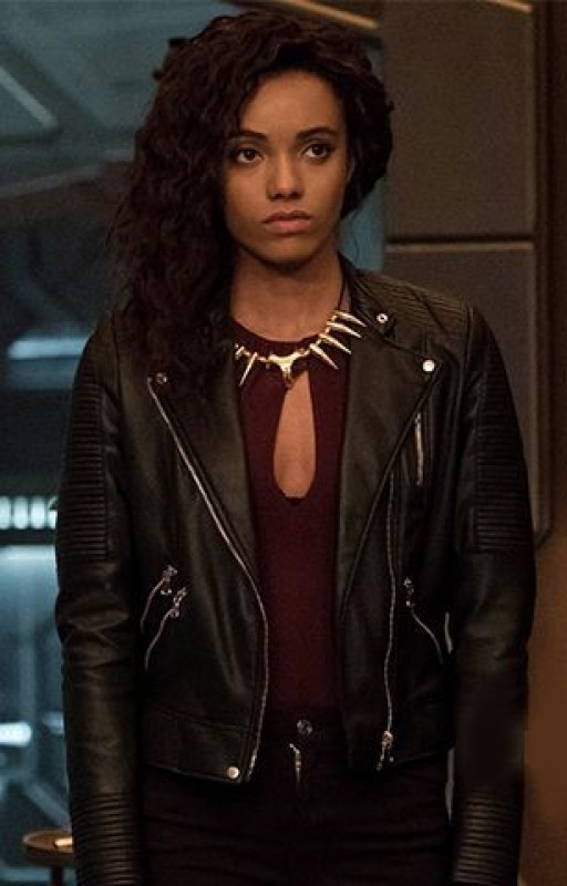 Legends Of Tomorrow Maisie Richardson-Sellers Black Leather Jacket: Leather jacket  