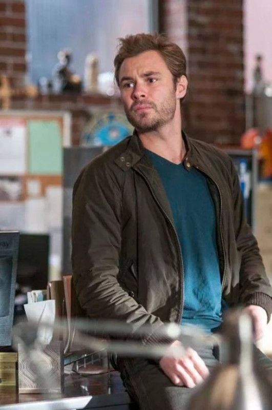 Chicago P.D Patrick John Flueger Cotton Bomber Jacket: jacket  