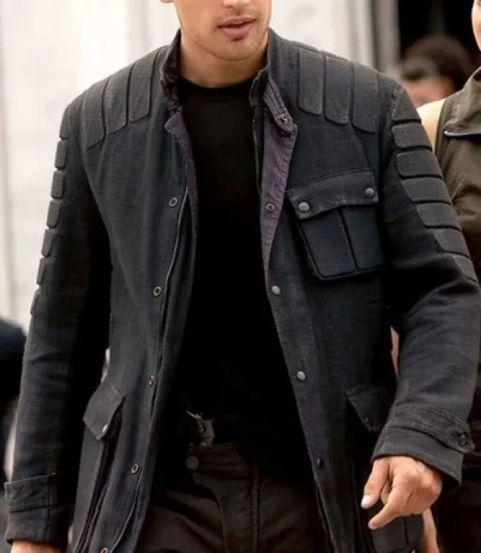 Divergent Allegiant Theo James Black Jacket: 