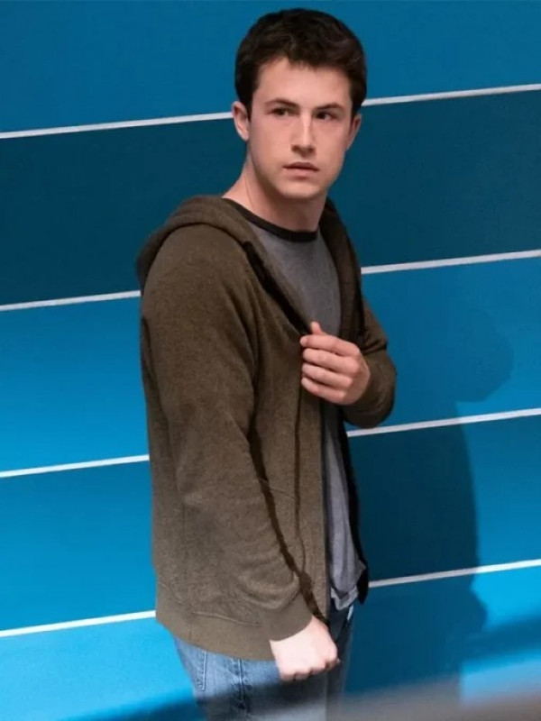 The Dropout S01 Dylan Minnette Brown Hoodie: 